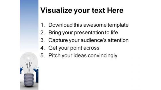 Team Idea Business PowerPoint Background And Template 1210