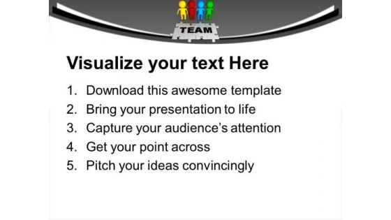 Team Is Part Of Business Success PowerPoint Templates Ppt Backgrounds For Slides 0613