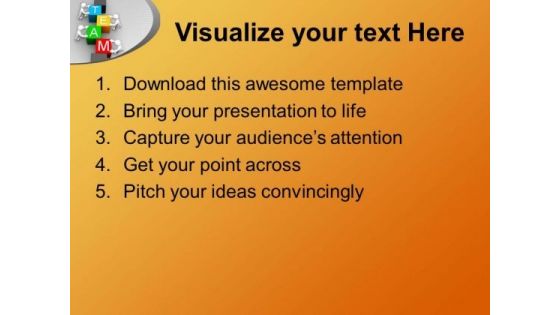 Team Is The Important Part Of Company PowerPoint Templates Ppt Backgrounds For Slides 0613