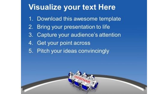 Team Joining The Webinar PowerPoint Templates Ppt Backgrounds For Slides 0713