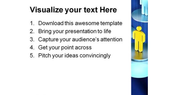 Team Leader Leadership PowerPoint Background And Template 1210