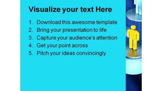 Team Leader Leadership PowerPoint Background And Template 1210