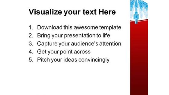 Team Leader Leadership PowerPoint Themes And PowerPoint Slides 0611
