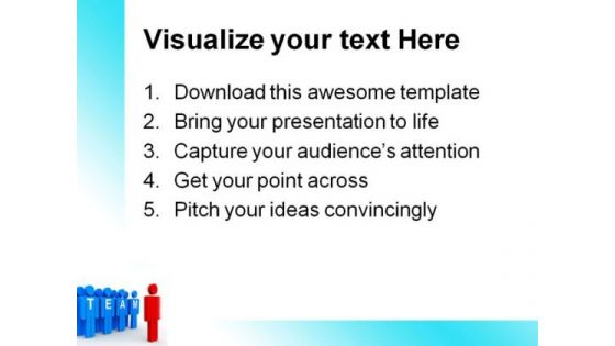 Team Leadership PowerPoint Themes And PowerPoint Slides 0511