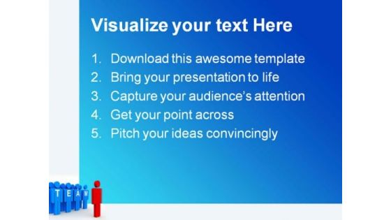 Team Leadership PowerPoint Themes And PowerPoint Slides 0511