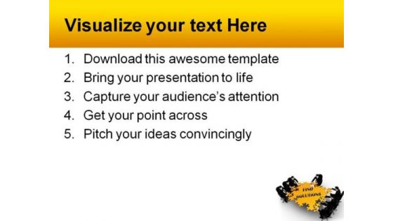 Team Meeting Business PowerPoint Template 1110