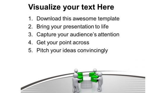 Team Members Assembling Cubes PowerPoint Templates Ppt Backgrounds For Slides 0713