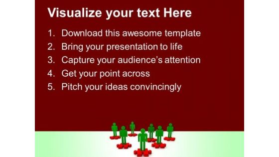 Team On Puzzles Teamwork PowerPoint Templates And PowerPoint Themes 1012