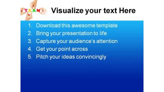 Team People PowerPoint Backgrounds And Templates 1210