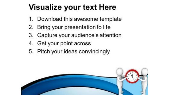 Team Presents Time Is Money PowerPoint Templates Ppt Backgrounds For Slides 0813