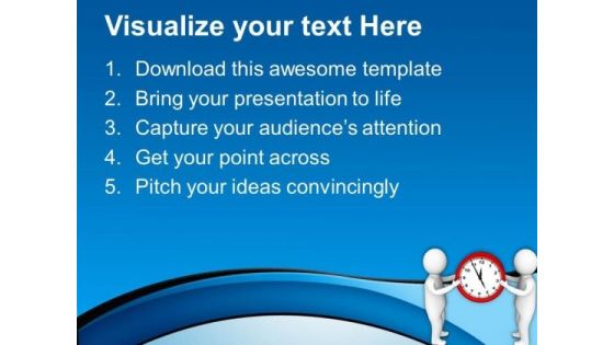 Team Presents Time Is Money PowerPoint Templates Ppt Backgrounds For Slides 0813