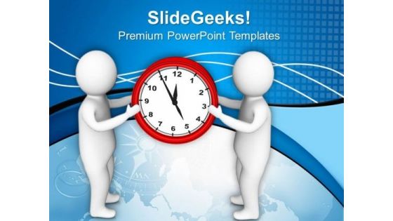 Team Presents Time Is Money PowerPoint Templates Ppt Backgrounds For Slides 0813