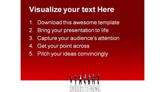 Team Success PowerPoint Templates And PowerPoint Backgrounds 0611