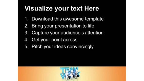 Team Support And Strategy Business Concept PowerPoint Templates Ppt Backgrounds For Slides 0513