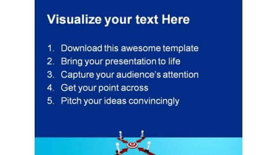 Team Target Business PowerPoint Templates And PowerPoint Backgrounds 0811