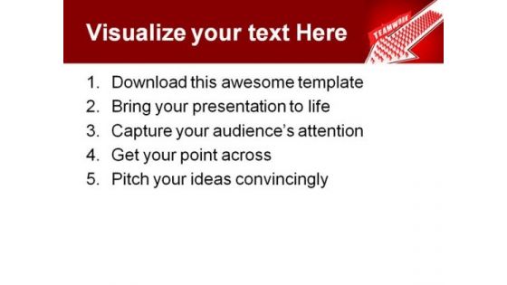 Team Walking Business PowerPoint Themes And PowerPoint Slides 0311