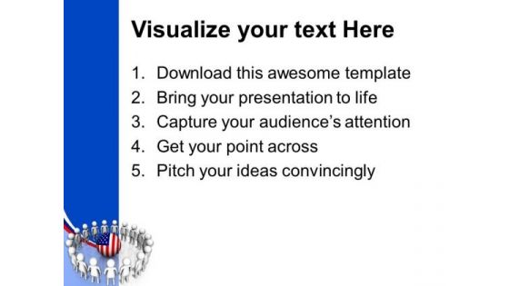 Team With American Ball Teamwork Concept PowerPoint Templates Ppt Backgrounds For Slides 0913