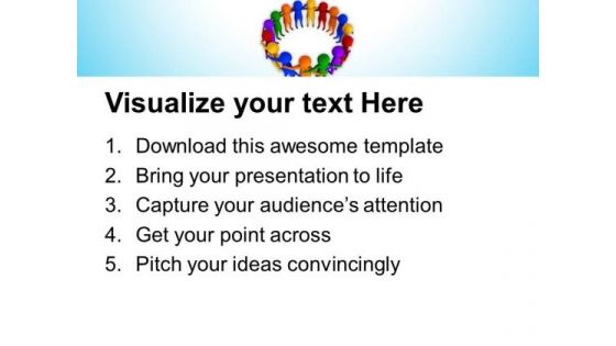 Team With Different People PowerPoint Templates Ppt Backgrounds For Slides 0613