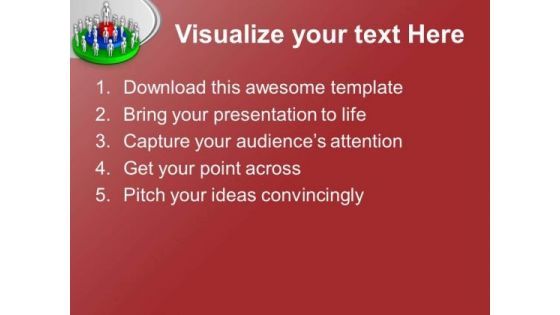 Team With Leader Success PowerPoint Templates Ppt Backgrounds For Slides 0513