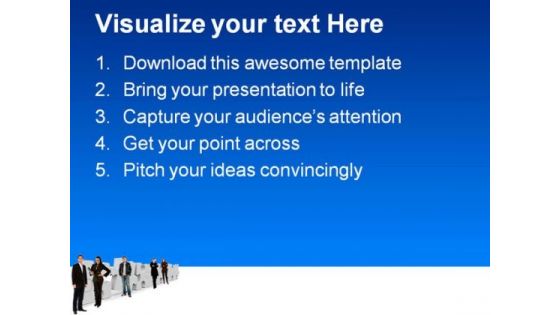 Team With Solution Business PowerPoint Templates And PowerPoint Backgrounds 1011