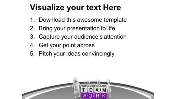 Team Work Is Very Important PowerPoint Templates Ppt Backgrounds For Slides 0713