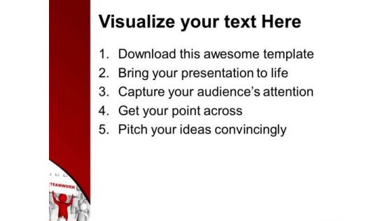 Team Work Key Of Success PowerPoint Templates Ppt Backgrounds For Slides 0413
