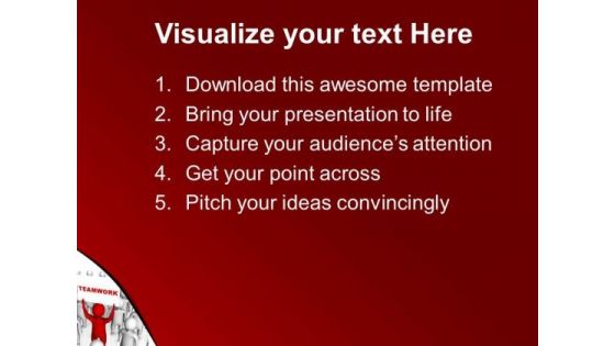 Team Work Key Of Success PowerPoint Templates Ppt Backgrounds For Slides 0413