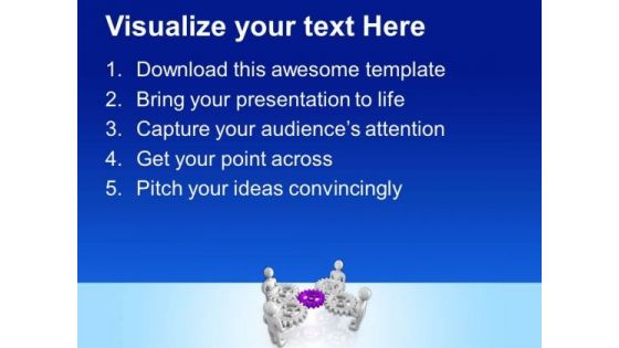 Team Working Together For Business Solution PowerPoint Templates Ppt Backgrounds For Slides 0513