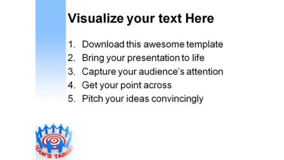 Teams Target Business PowerPoint Themes And PowerPoint Slides 0311