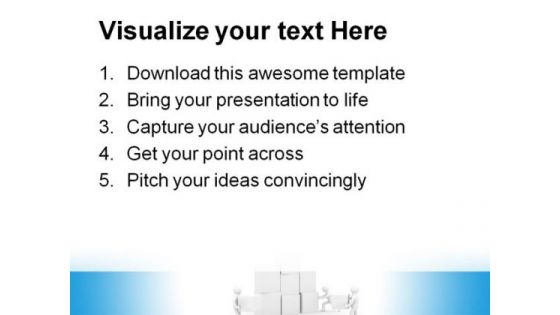 Teamwork01 Leadership PowerPoint Backgrounds And Templates 1210