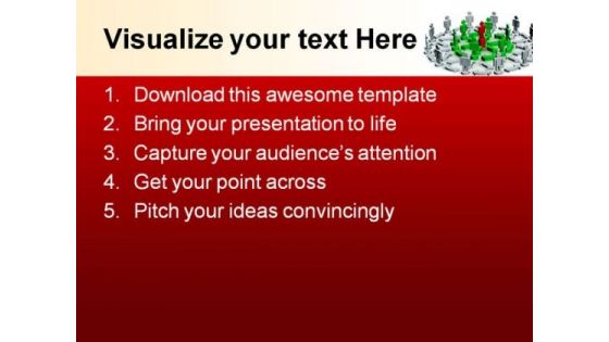 Teamwork01 Leadership PowerPoint Themes And PowerPoint Slides 0611