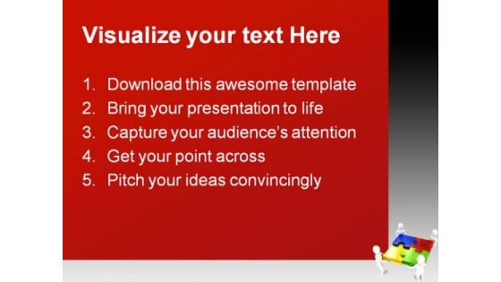 Teamwork02 Business PowerPoint Themes And PowerPoint Slides 0811