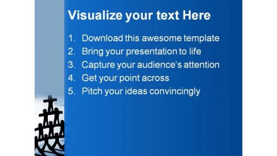 Teamwork02 Leadership PowerPoint Templates And PowerPoint Backgrounds 0811