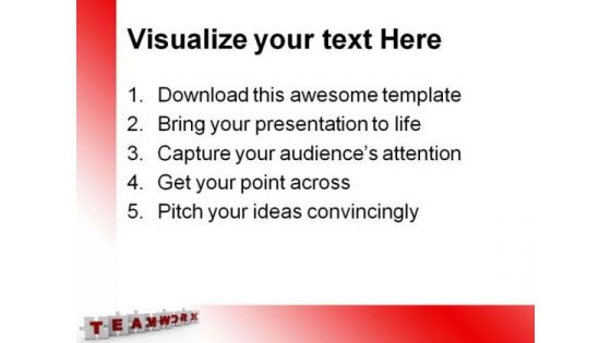 Teamwork04 Business PowerPoint Templates And PowerPoint Backgrounds 0411