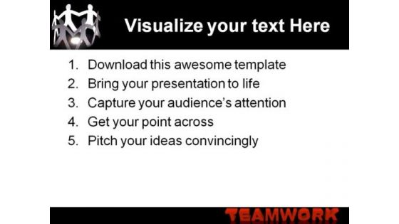 Teamwork And Friendship Communication PowerPoint Templates And PowerPoint Backgrounds 0611
