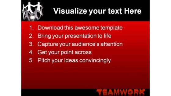Teamwork And Friendship Communication PowerPoint Themes And PowerPoint Slides 0611