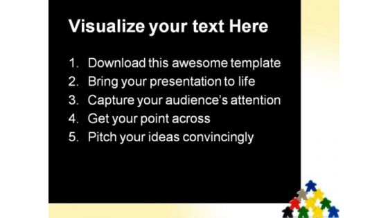 Teamwork Business Leadership PowerPoint Templates And PowerPoint Backgrounds 0811