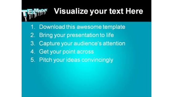 Teamwork Business PowerPoint Background And Template 1210