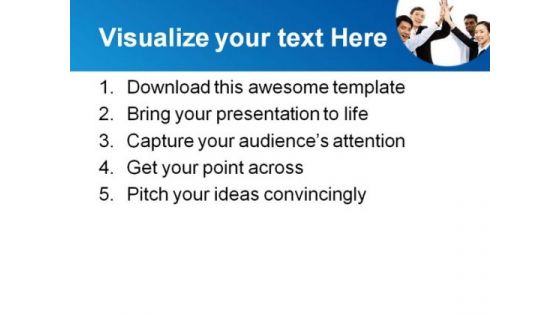 Teamwork Business PowerPoint Themes And PowerPoint Slides 0411