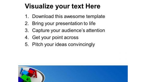 Teamwork Can Finish Work On Time PowerPoint Templates Ppt Backgrounds For Slides 0613