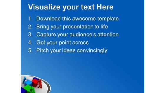 Teamwork Can Finish Work On Time PowerPoint Templates Ppt Backgrounds For Slides 0613