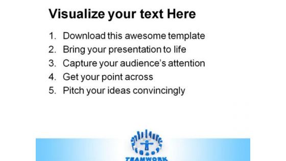 Teamwork Concept01 Success PowerPoint Themes And PowerPoint Slides 0811