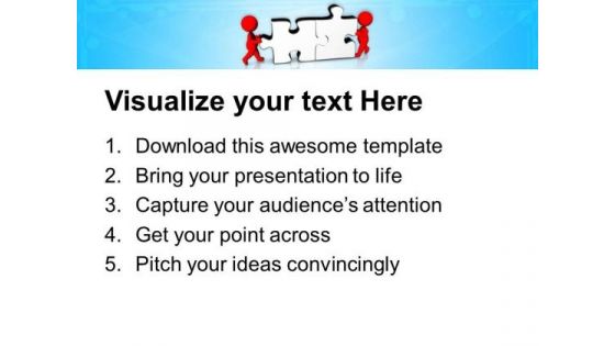 Teamwork Concept For Business Upliftment PowerPoint Templates Ppt Backgrounds For Slides 0413