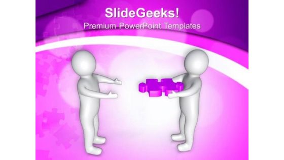 Teamwork Concept In Business Solution PowerPoint Templates Ppt Backgrounds For Slides 0613