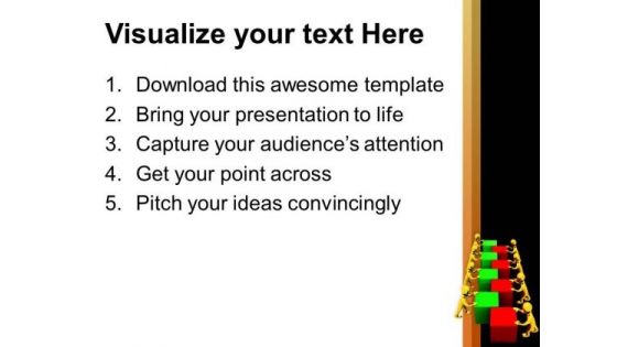 Teamwork Concept In Combination Of Cubes PowerPoint Templates Ppt Backgrounds For Slides 0513