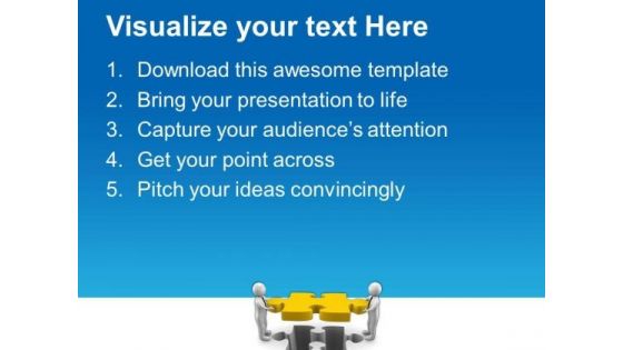 Teamwork For Finding Solution To The Problem PowerPoint Templates Ppt Backgrounds For Slides 0713