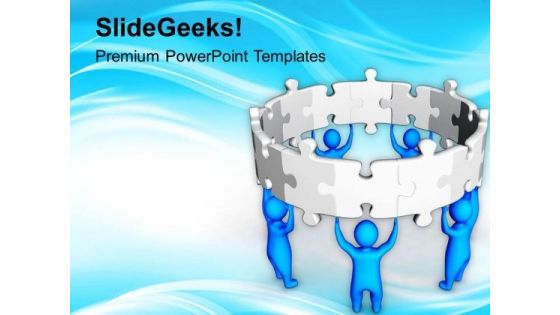 Teamwork For Success PowerPoint Templates Ppt Backgrounds For Slides 0413
