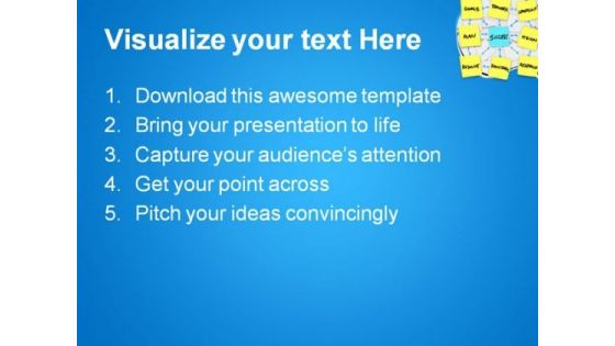 Teamwork Goal Plan Success PowerPoint Templates And PowerPoint Backgrounds 0811