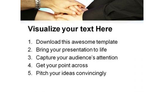 Teamwork Handshake PowerPoint Themes And PowerPoint Slides 0611