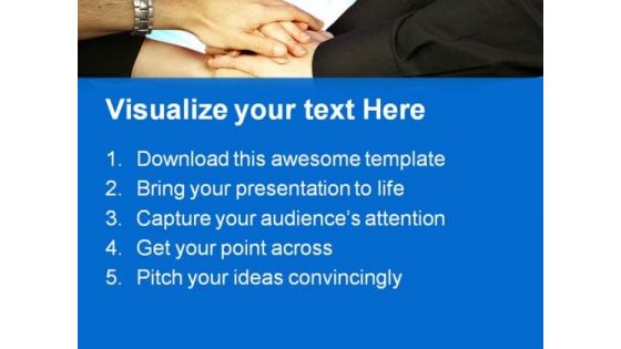 Teamwork Handshake PowerPoint Themes And PowerPoint Slides 0611